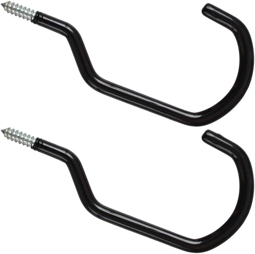 Lot de 2 crochets de rangement extra larges pour vélo de montagne de 20,3 cm