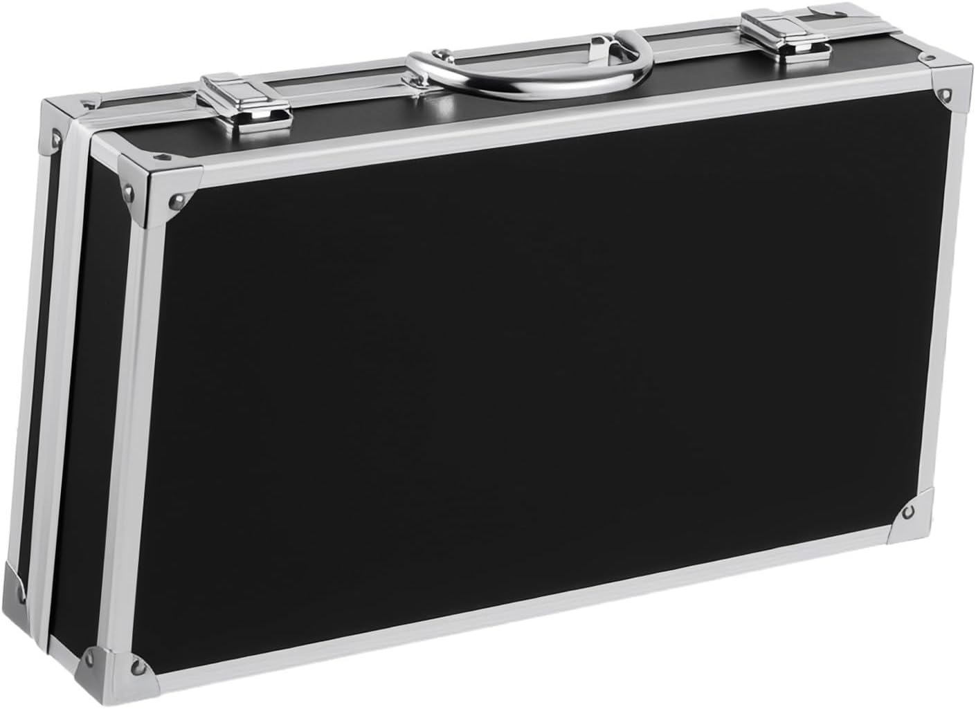 jojofuny Boîte à Outils Légère et Facile à Transporter Portable Noir en Alliage D'aluminium Grosse Capacité pour Hôpital et Maternelle