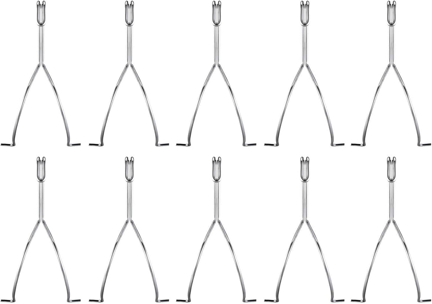 Lot de 10 crochets suspendus acier inoxydable pour peinture porte armoire