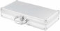 Boîte à Outils en Aluminium Mallette de Rangement Coffret Valise avec Poignée Solide Fermeture Sécurisée Métalliques Adaptée à Déplacement Bureau, 31x22x8cm