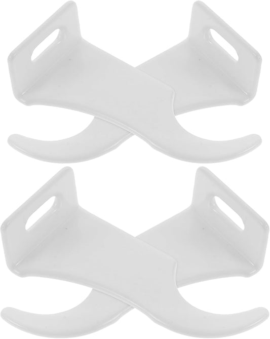 Housoutil Lot 4 Crochets Radiateur Acier Aluminium Supports