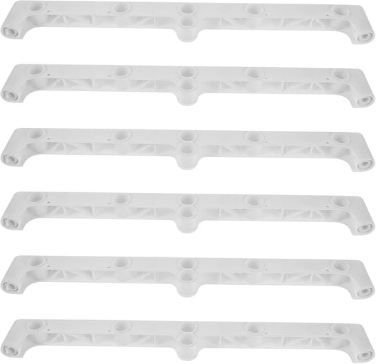 Toyvian Support de Séchoir à Linge en Plastique 6 Pièces Longueur 44 CM Diamètre 19 CM Accessoires pour Penderie Portable Cadre de Rangement Vêtements Buanderie Compacte