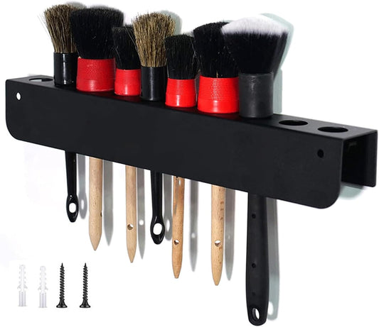 Générique Organisateur De Brosses De Détail,Support Mural d'Organisation d'Outils Automobiles | Organisation Garage Rangement Intérieur Extérieur Pour Peinture Van Jardin