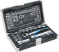 HÖGERT HT1R478 Mallette à outils remplie avec 18 prises et accessoires