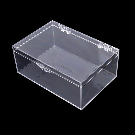 Grande boîte de rangement transparente polyvalente et robuste pour échantillons de laboratoire