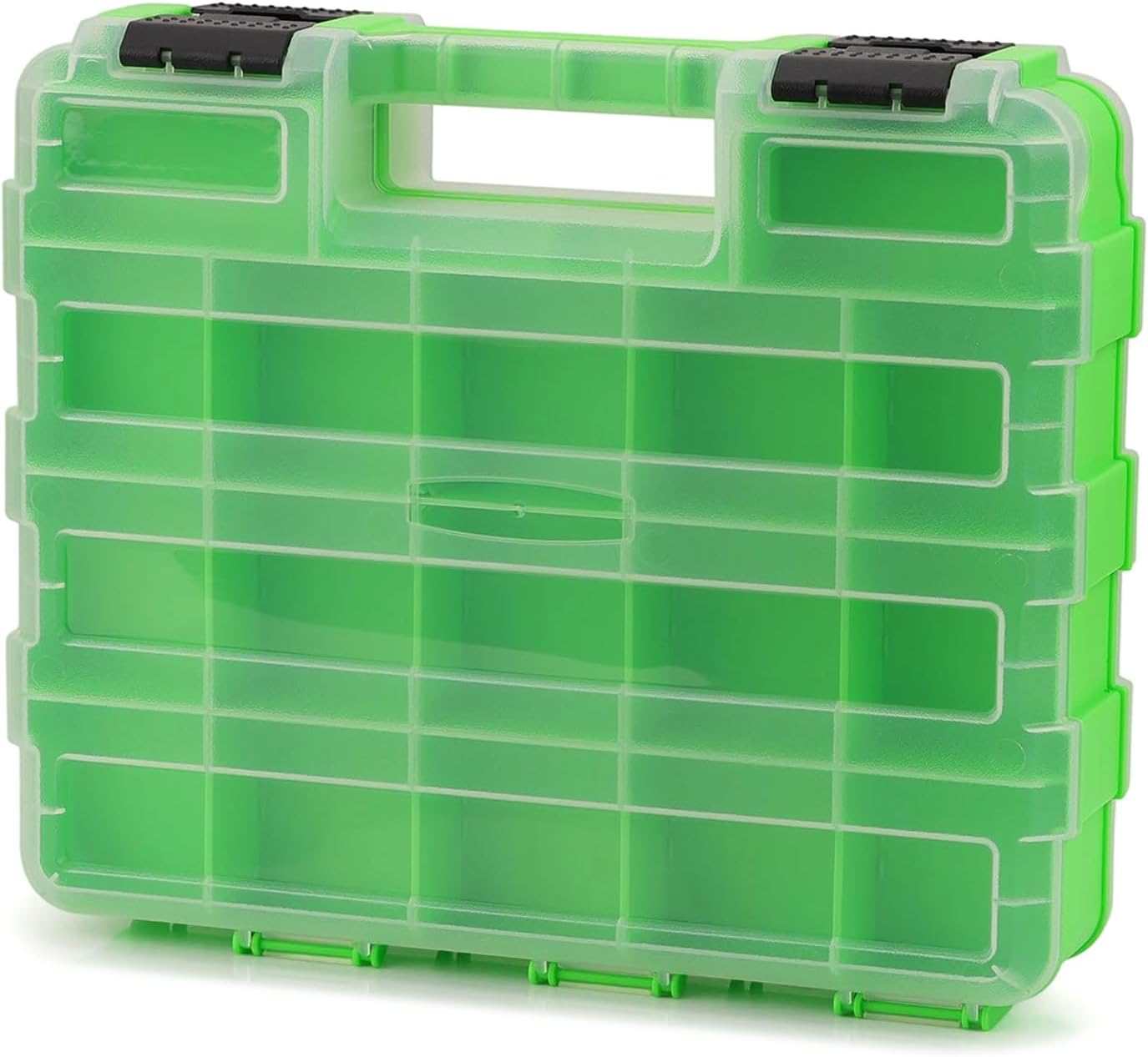 Organiseur de rangement portable avec double verrouillage sécurisé et compartiment poubelle amovible