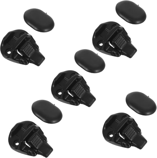 Ciieeo 5 Pièces Verrou de Fenêtre Voiture Bouton de Serrure Sécurisé pour Vitres Cabine Compatible Camions et Engins de Chantier