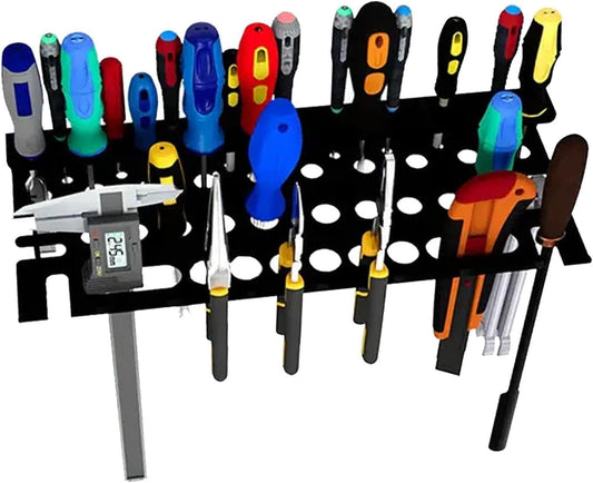 Wrench Tool Rack, Screwdriver Holders Organizers, Metal Wrench Holders, Screwdriver Rack, Versatile Tool Storage Organizer for Screwdrivers, Wrenches and Pliers
