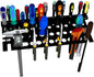 Wrench Tool Rack, Screwdriver Holders Organizers, Metal Wrench Holders, Screwdriver Rack, Versatile Tool Storage Organizer for Screwdrivers, Wrenches and Pliers