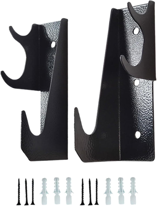 Generico Jack Stand Holder, Non-Slip Wall Hooks & Mount Bracket with Heavy Load Support, Garage Storage Organizer for Workshop Repair Bay Shed Home Toolroom Mechanics and Car Maintenance