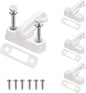 Lot de 4 bloqueurs de châssis pour fenêtres et portes UPVC/PVC, blanc