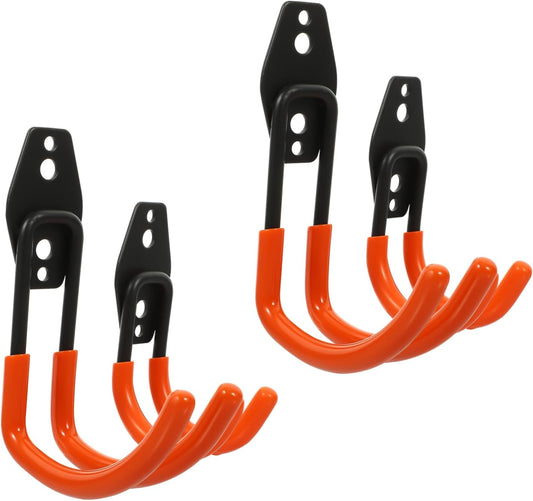 Housoutil 4 Crochets Muraux Robustes Garage Outils Fixation