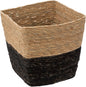 Five - Boîte de Rangement tressée Bicolore Noir 31 x 31 cm